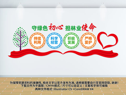 林業(yè)管理站文化墻