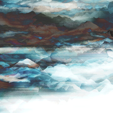 質(zhì)感山水