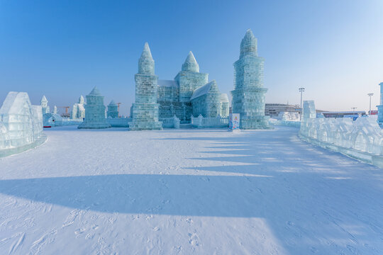 哈尔滨冰雪大世界风光