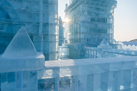 哈尔滨冰雪大世界风光