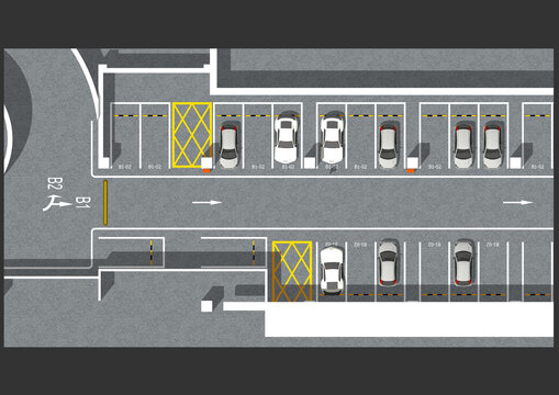 車庫涂刷效果圖位圖