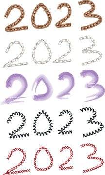 2023年新年艺术字体