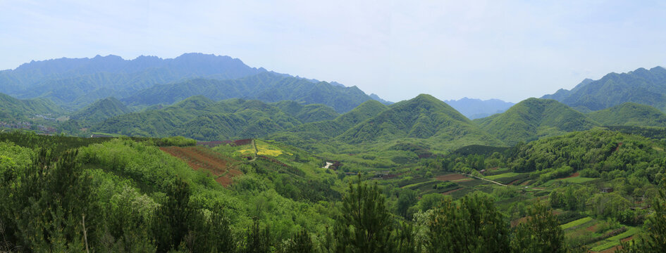 秦岭山北麓