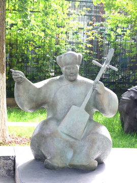 蒙古人雕塑