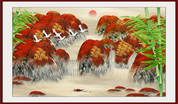 中式山水畫