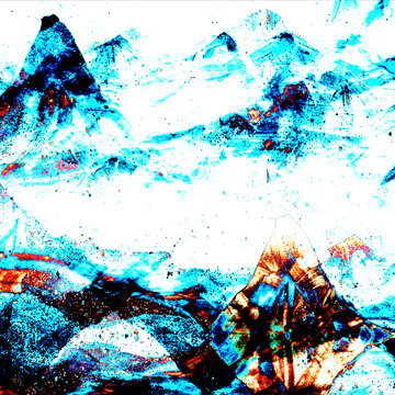 意境山水背景墻
