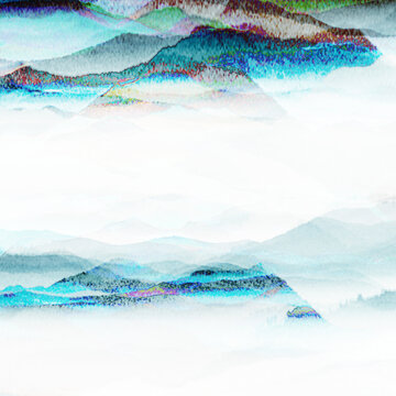 水墨高清山水