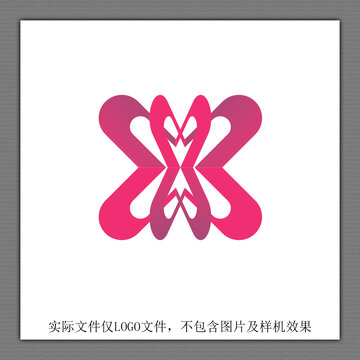 创意X字母LOGO设计