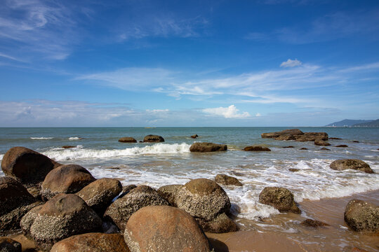 海南三亚天涯海角风景区风光