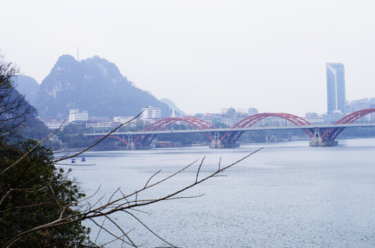柳州文惠大桥全景