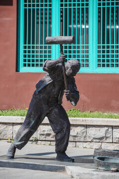 朝鲜雕塑