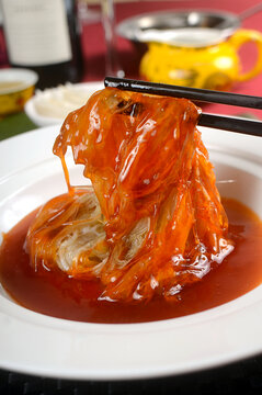 菜膽燒鮑翅