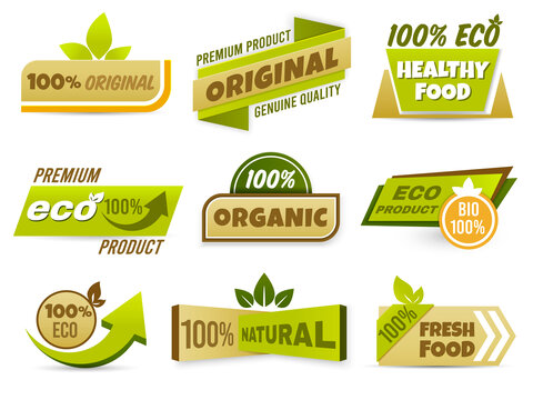 绿色有机食材logo插图