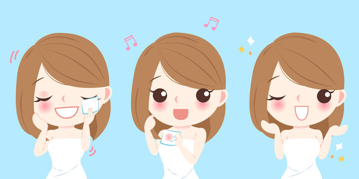 女性日常卸妝3步驟插圖
