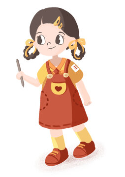 卡通女孩