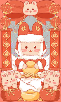 對(duì)了兔子新年