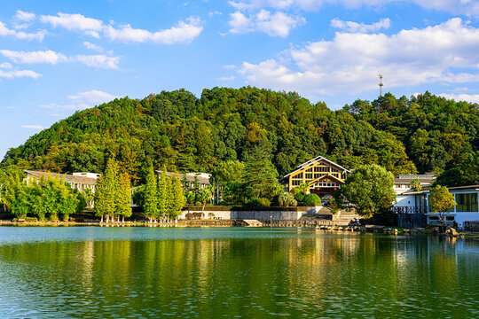 天沐湖风光