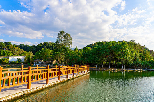 天沐湖风光