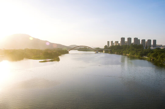 九龙江江河风光