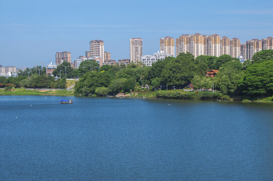 漳州九龙江江滨风光