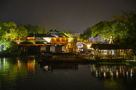 江南乌镇夜景