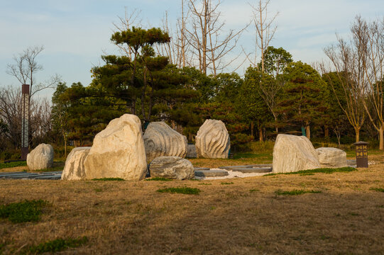 石块石头景观设计