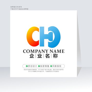 CH字母标志HC字母标志