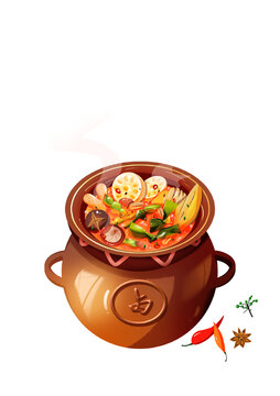 鹵味美食素材