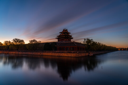 北京故宫夜景