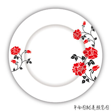 餐具花面