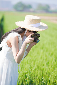 麦田人像