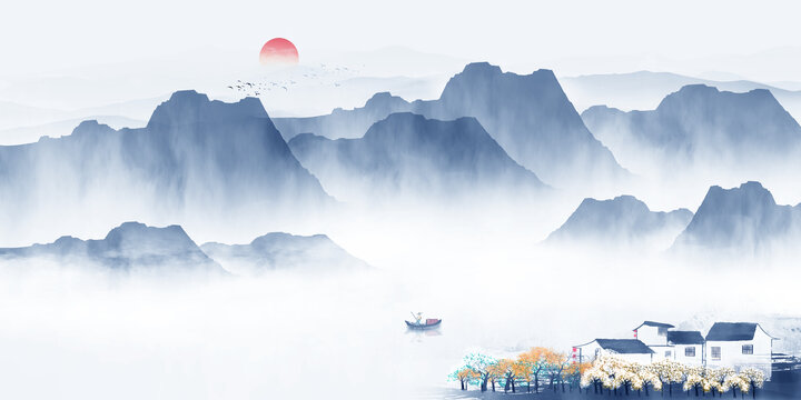 水墨山水