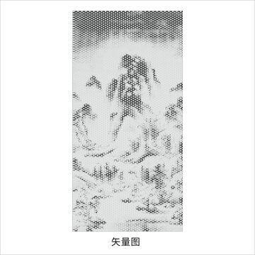 幾何鏤空圖案