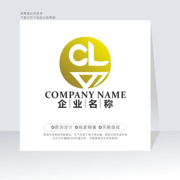 CL字母標志LC字母標志