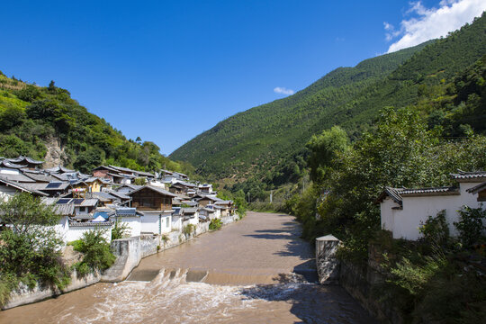 大理州剑川县弥沙乡弥井村河流