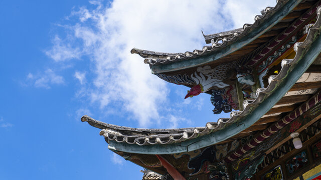 大理市剑川县宝相寺屋檐