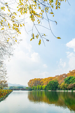 杭州西湖秋景