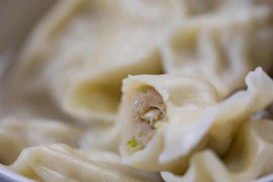 传统手工鲜肉白菜水饺