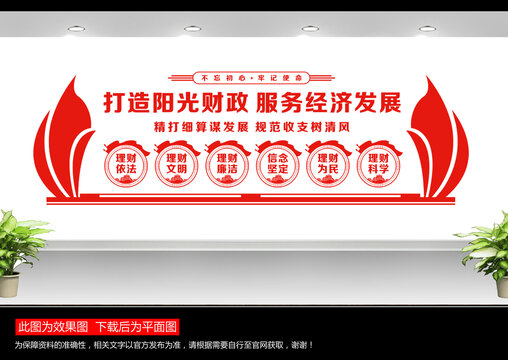 財(cái)政局文化墻