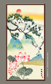 松鶴圖