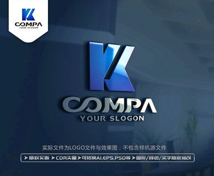 YK字母LOGO