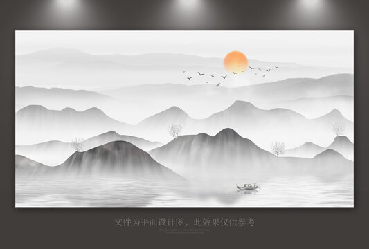 山水裝飾畫(huà)