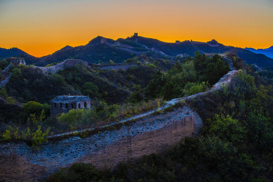 北京密云古北口蟠龙山长城