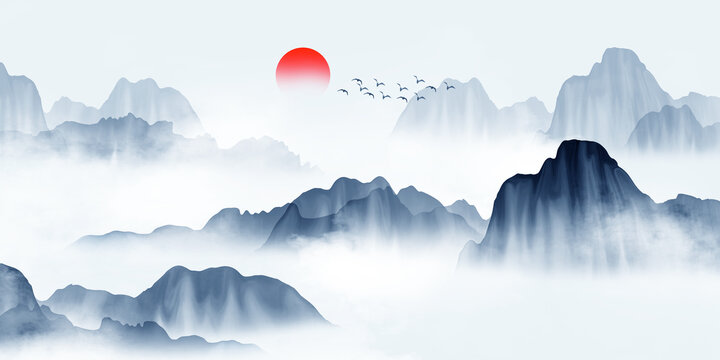 水墨山水