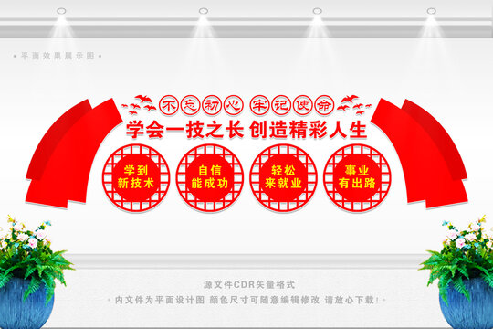 職業(yè)教育文化墻