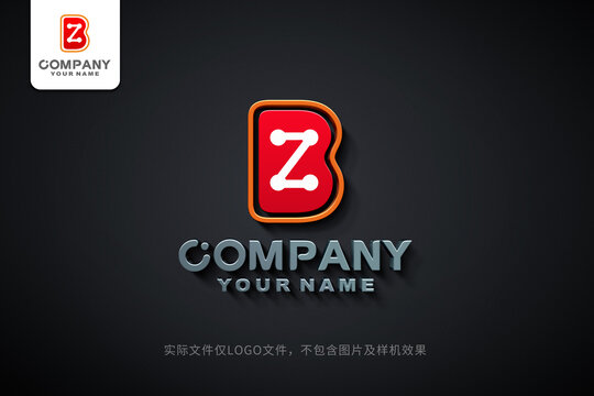 标志ZB字母BZ