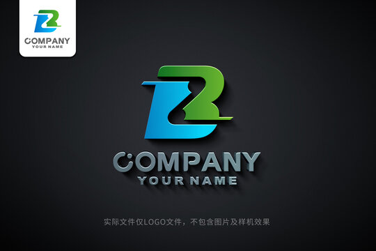 標(biāo)志ZB字母BZ