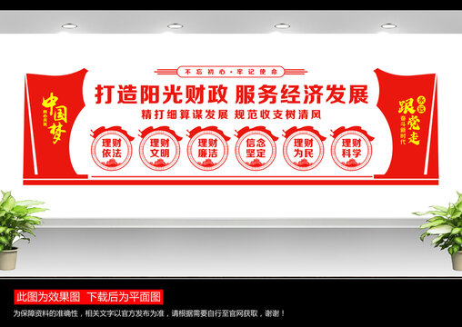 財政文化墻