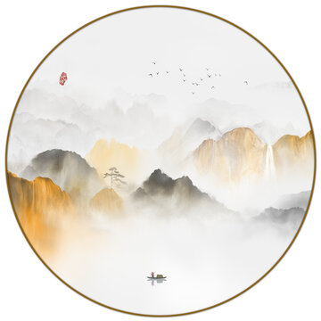 新中式山水畫(huà)
