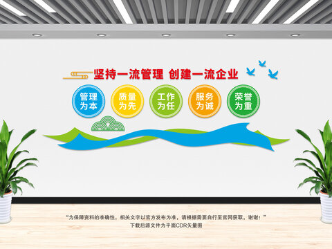 一流企業(yè)文化墻